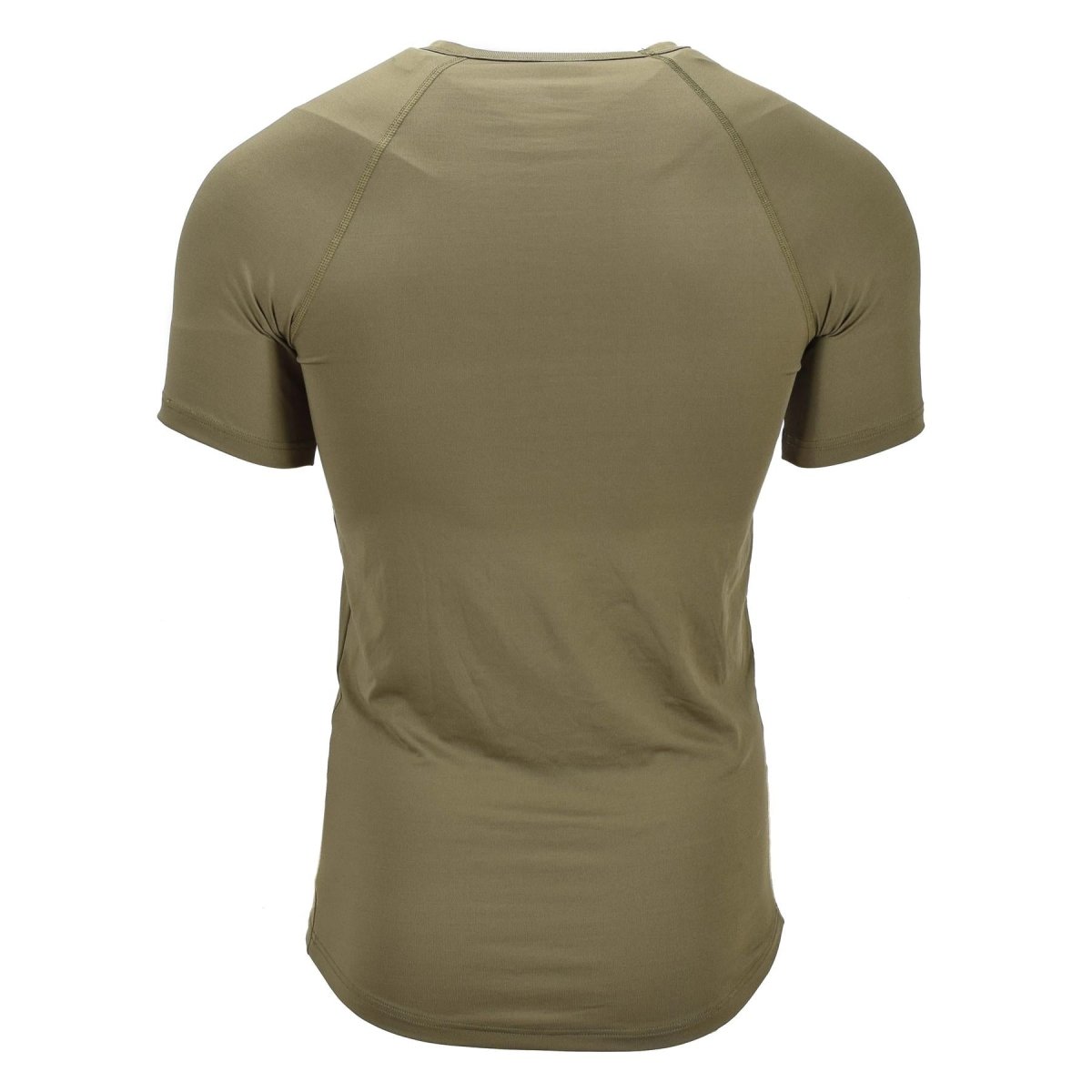 Original niederländisches Militär-Thermo-Unterhemd, kurzärmelig, leicht, Olivgrün