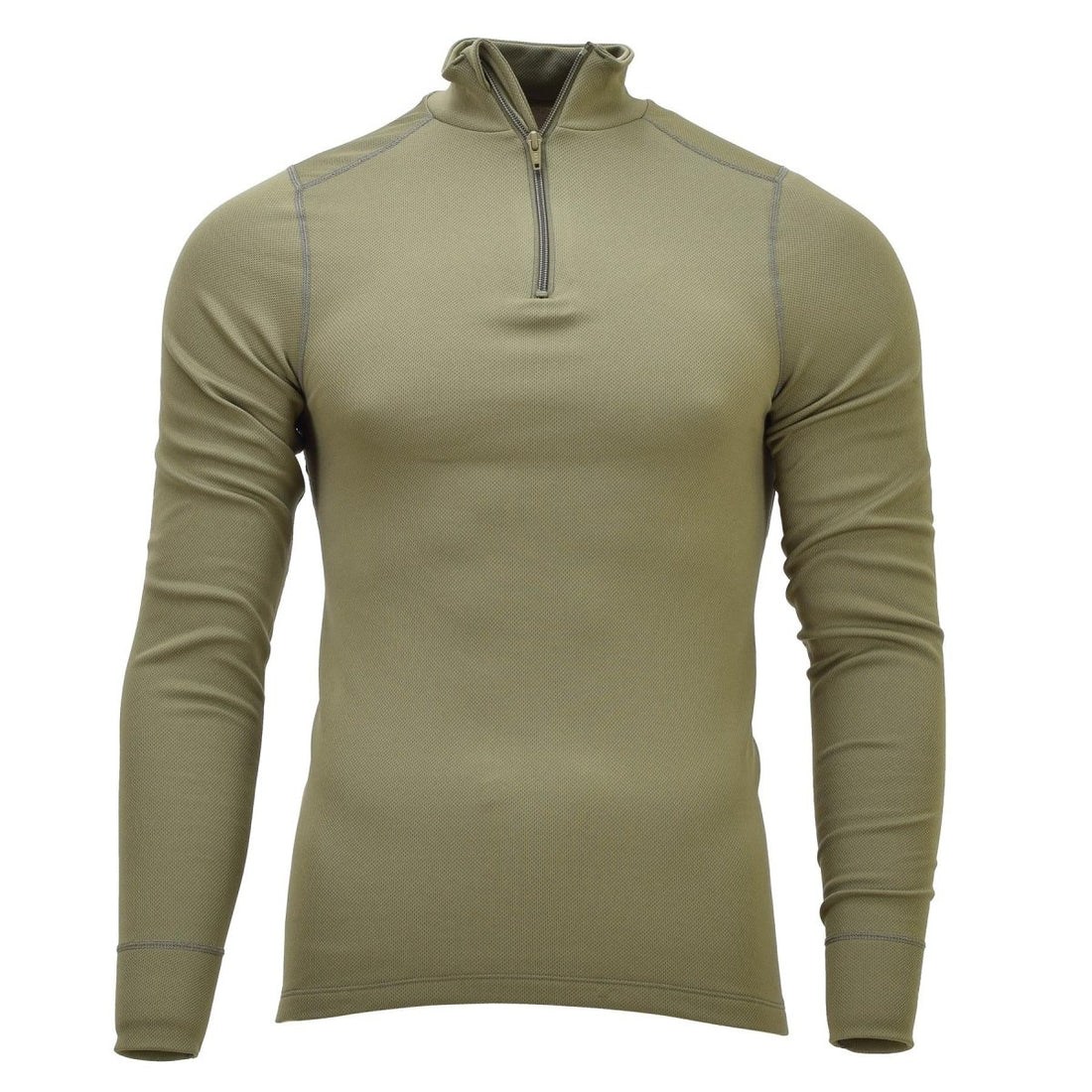 Original niederländische Militär-Thermo-Unterhemden, atmungsaktiv, schnell trocknend, Oliv