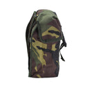 Original Dutch Military universal molle pouch in DPM camo with buckle closure for tactical gear and outdoor use.