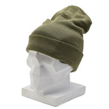 Original Dutch Military WoolGuard Roll Top Wolle Beanie Wintermütze Grün