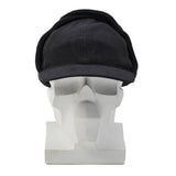 Original niederländische Polizei-Wintermütze, robuste Konstruktion, Wärmedämmung, Schwarz