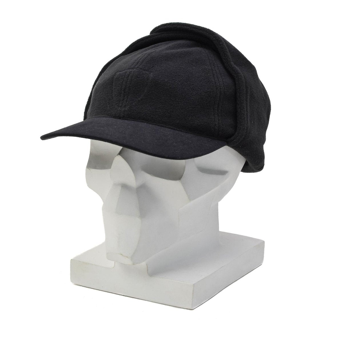 Original niederländische Polizei-Wintermütze, robuste Konstruktion, Wärmedämmung, Schwarz