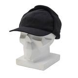 Original niederländische Polizei-Wintermütze, robuste Konstruktion, Wärmedämmung, Schwarz