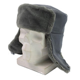 Original DDR Armeeoffizier Wintermütze Kaltwetter Uschanka Kunstpelz NEU