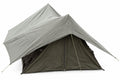 Original französisches Armee-Campingzelt-Außenzelt, Outdoor-Feldunterstand, Olivgrün