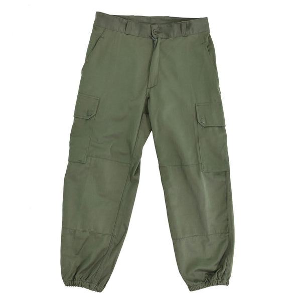 Original French army pants field troops military green BDU trousers surplus NEW - GoMilitar