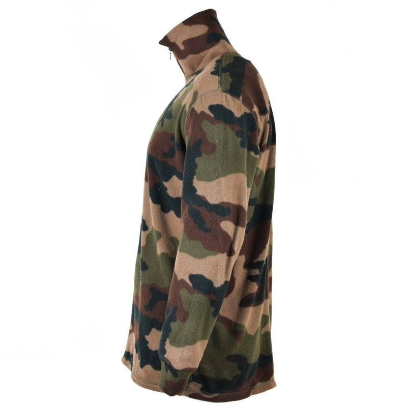 Original French army woodland camo CCE shirt fleece NEW