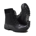 Original französische Militärstiefel aus schwarzem Leder, atmungsaktiv, leicht, Armee-Neu