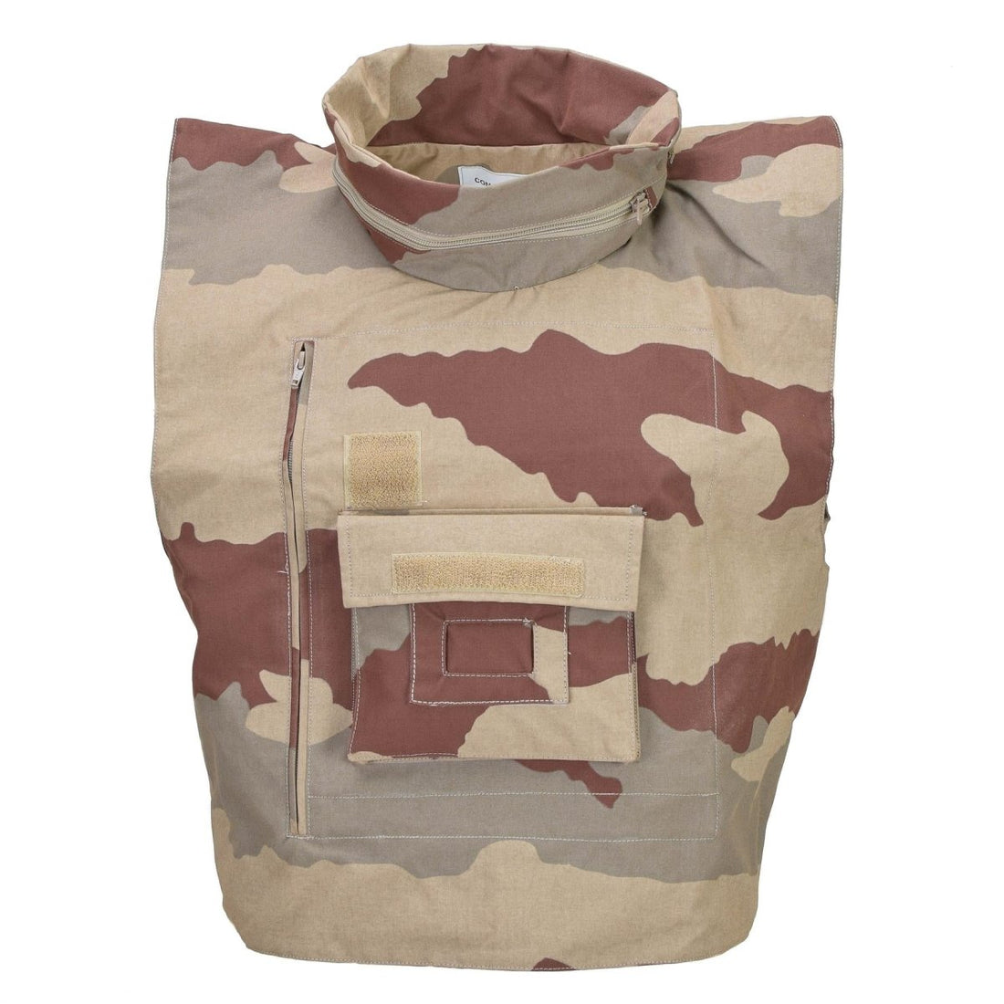 Originale französische Militär-Flakjacke ohne ballistische Platten im Deguet-Camouflage