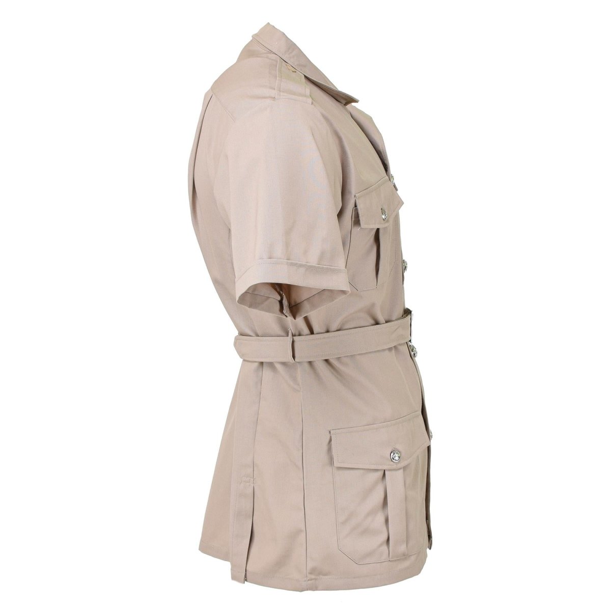 Original französisches Militärhemd der Fremdenlegion, khakifarben, kurze Ärmel, NEU