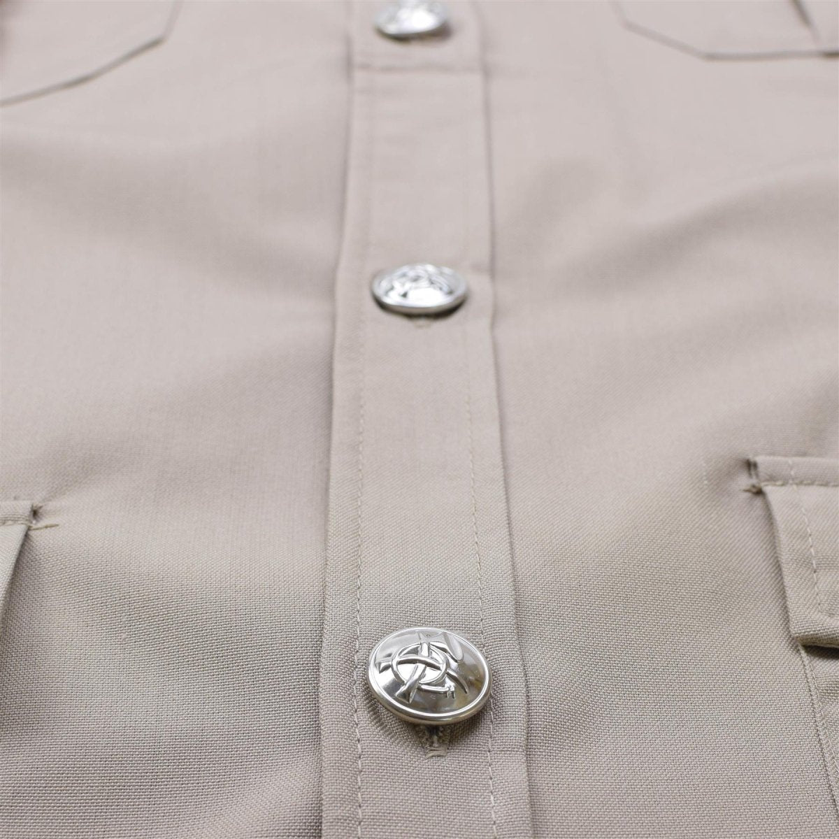 Original französisches Militärhemd der Fremdenlegion, khakifarben, kurze Ärmel, NEU