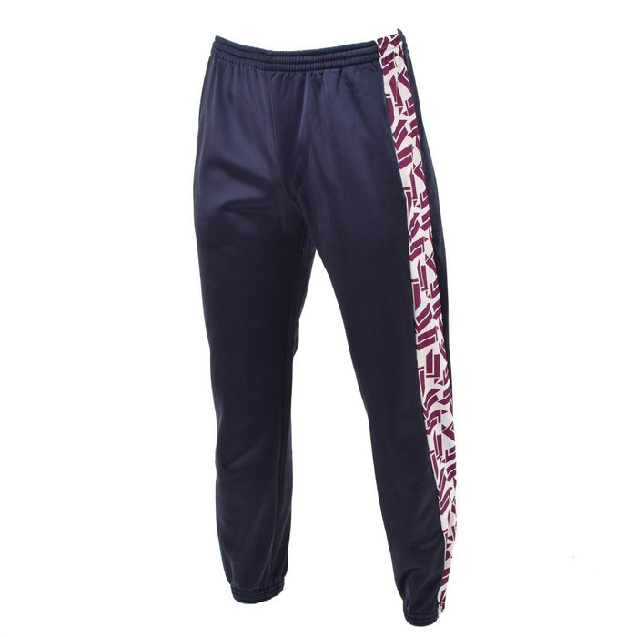 Originale französische Militär-Schulsporthose der 90er Jahre, gestreifte Retro-Wander-Jogginghose – GoMilitar