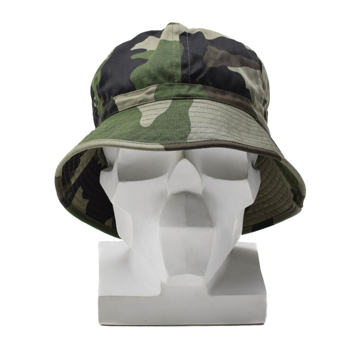 Original französischer Militär-Buschhut, weicher CCE-Camouflage-Panama-Bucket, leicht, NEU