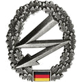 Original Deutsche Armee Barett Mütze Abzeichen Abzeichen Kokarde Signal Corps Kommunikation