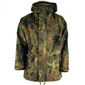 Original Bundeswehr Feldjacke GoreTex Flecktarn wasserdichter Regenparka NEU
