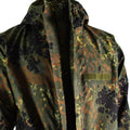 Original Bundeswehr Feldjacke GoreTex Flecktarn wasserdichter Regenparka NEU
