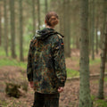 Original Bundeswehr Feldjacke Parka Militärausgabe mit Kapuze Flecktarn Kampf 
