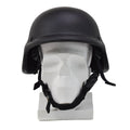 Originaler Kevlar-Kampfhelm der Bundeswehr, taktisch, verstellbarer Riemen, schwarz