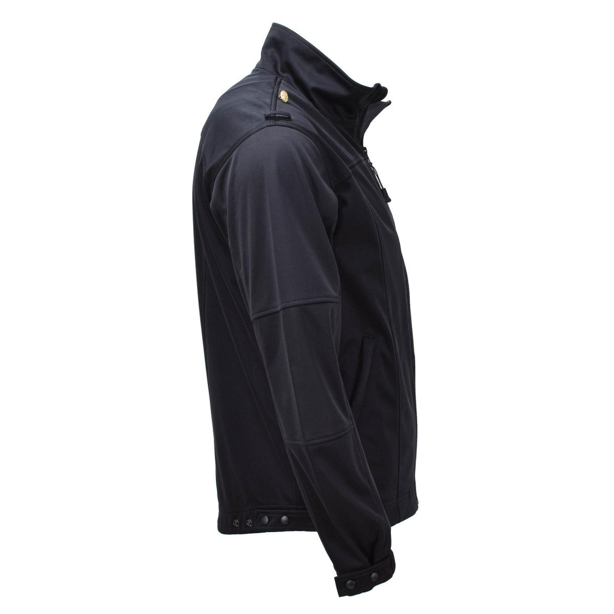 Original Bundeswehr Marine Reißverschlussjacke schwarz Softshell hoher Kragen Kampf NEU