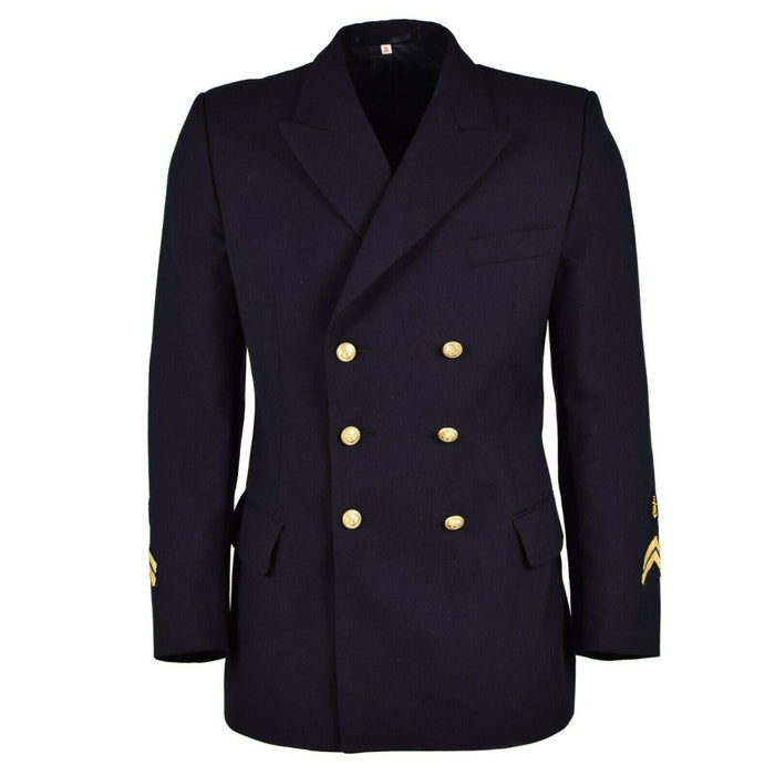 Original Bundeswehr-Marine-Anzugjacke, Dunkelblau, formelle Militäruniform – GoMilitar