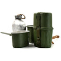 Originales Kochgeschirr der Bundeswehr, Kantine, Trinkflasche, Wasserflasche, Kochgeschirr