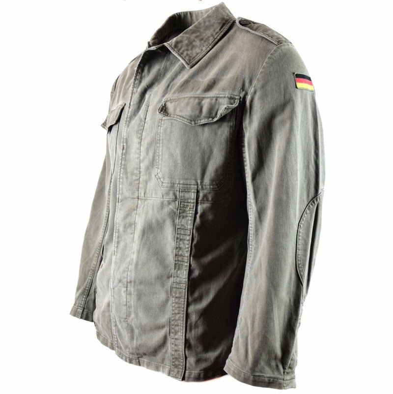 Original German army Moleskin jacket. Vintage BW army field olive drab jacket - GoMilitar