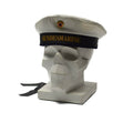 Original Bundeswehr-Marine-Marine-Mütze, Bundesmarine-Mütze, weiß