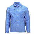 Original Pyjama-Hemd der Bundeswehr, langärmelig, Knopfleiste vorne, Nachtwäsche, Blau