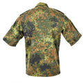 Original Bundeswehr Hemd mit Reißverschluss Flecktarn kurze Ärmel Kampf BW Armee Ausgabe