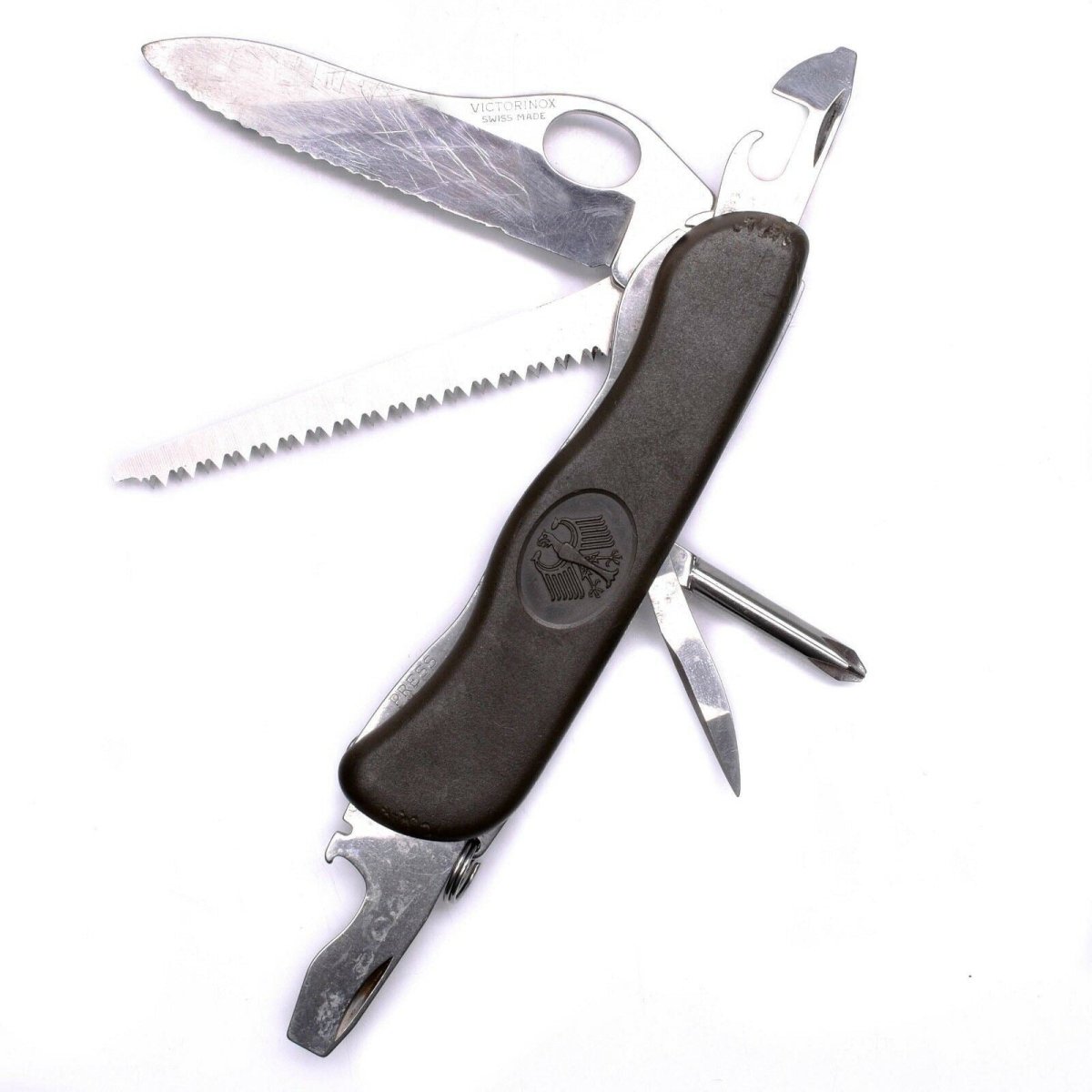 Original deutsches Armee-Schweizer Taschen-Multitool-Klappmesser von Victorinox