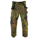 Original German army trousers GoreTex Bib n Brace Flecktarn pants overall rain - GoMilitar