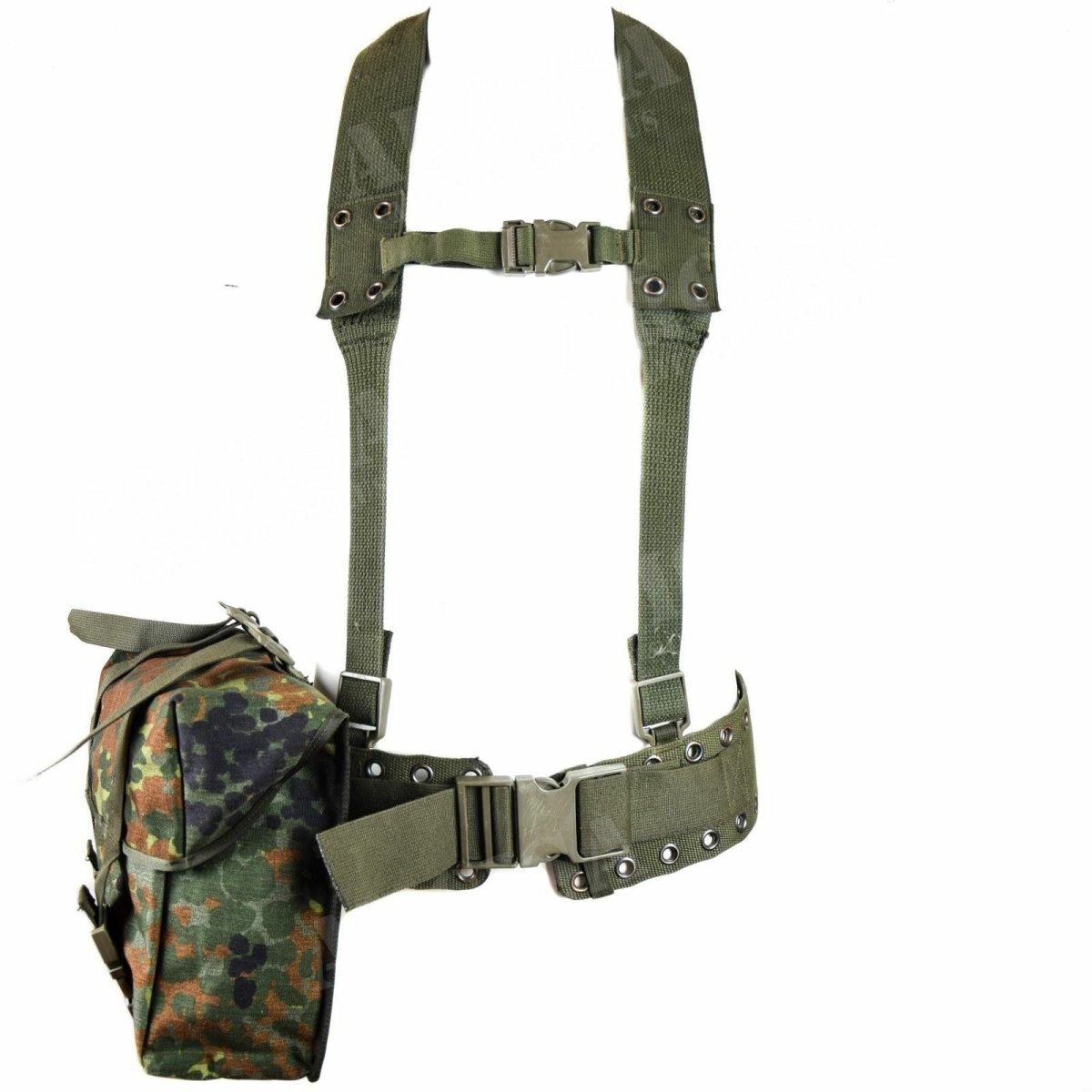Original Bundeswehr Webbing Rig System 3-teilig Taktischer Koppel Y-Gurt Harness