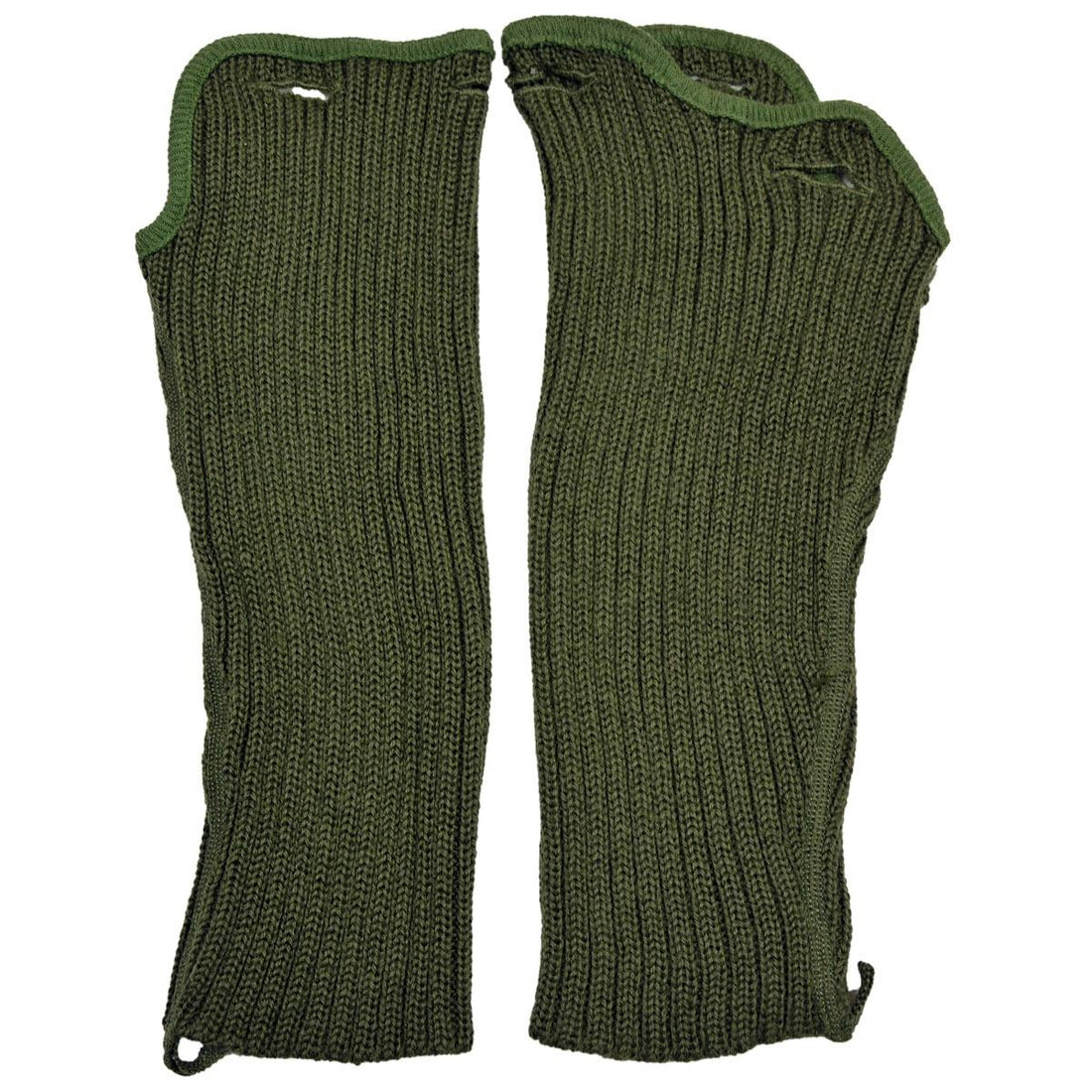 Original BW Armstulpen aus Baumwolle, warm, Thermo-Pulswärmer, Oliv
