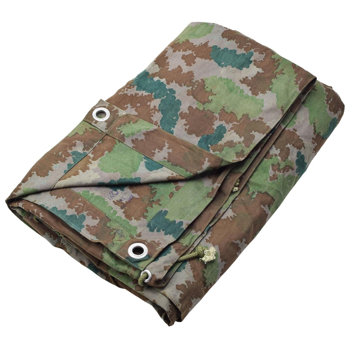 Vintage Militrzelt Original deutscher Tarnponcho