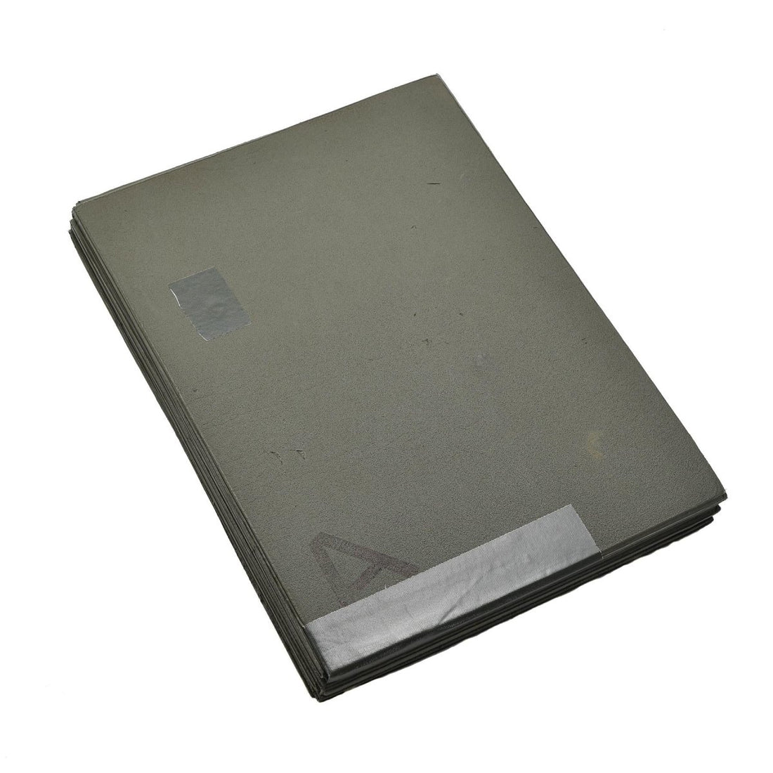 Original deutsche Militär-Campingunterlage, zusammenklappbare Bodenmatte, Armee-Ausgabe, Oliv