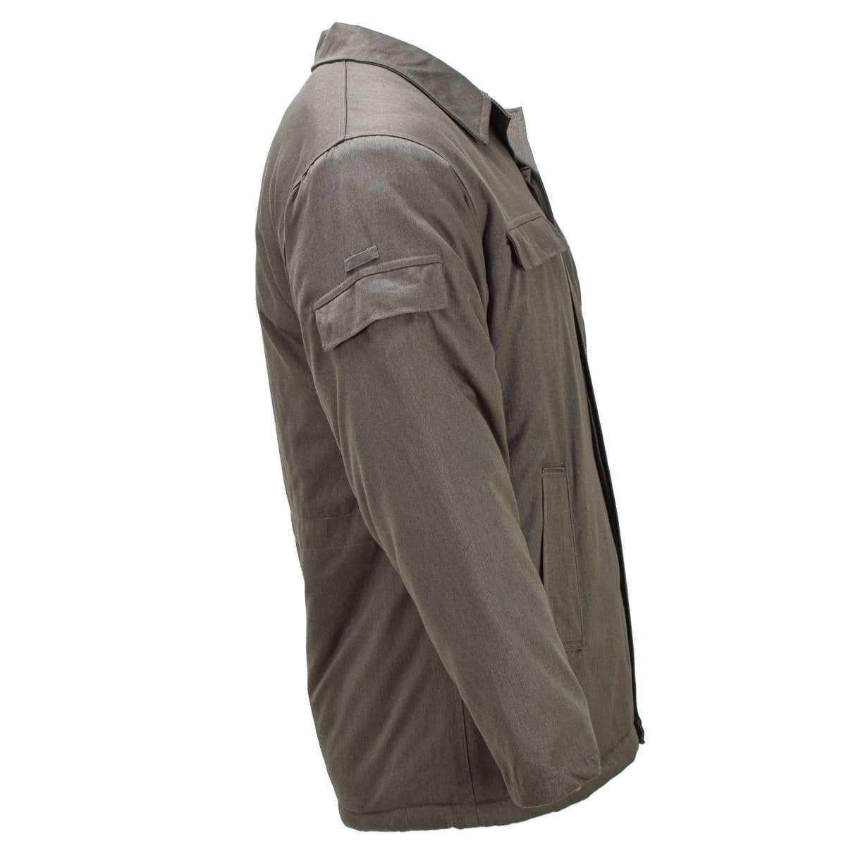 Originaler deutscher Militär-DDR-Feldmantel, Heeresausgabe, Vintage-Überschuss, Olivgrün