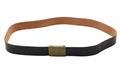 Original deutscher Militär-Lederhosengürtel Bundesmarine Army Navy Schwarz