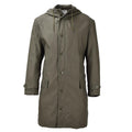 Original Deutsche Militär lange Parka Jacke oliv mit Kapuze Feldmantel Armee Outdoor