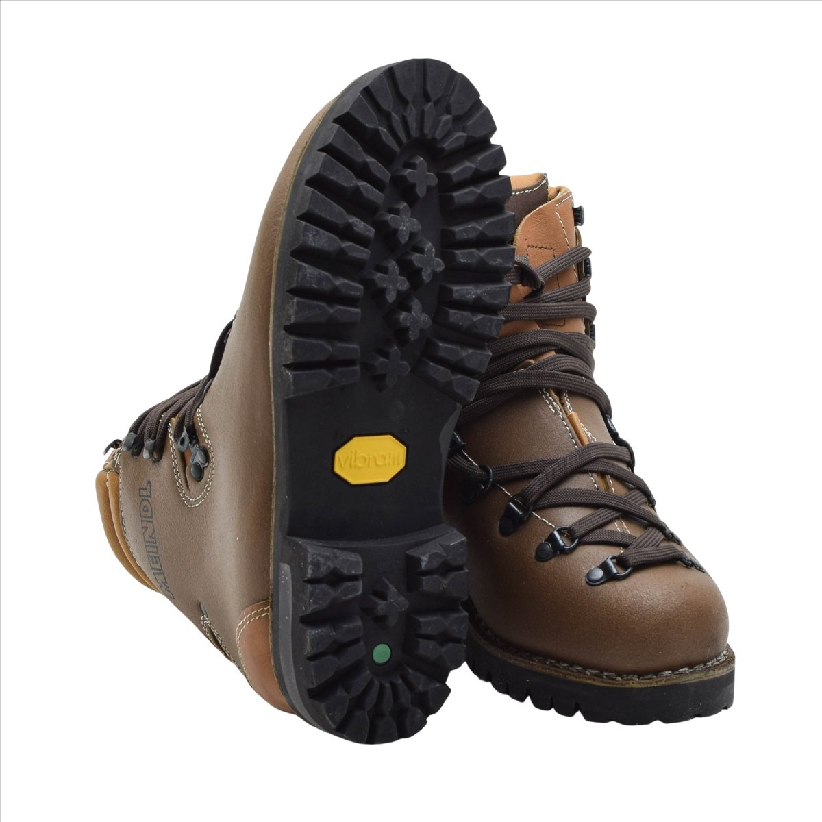 Original Bundeswehr Wanderstiefel Leder Vibram Outdoor Braun