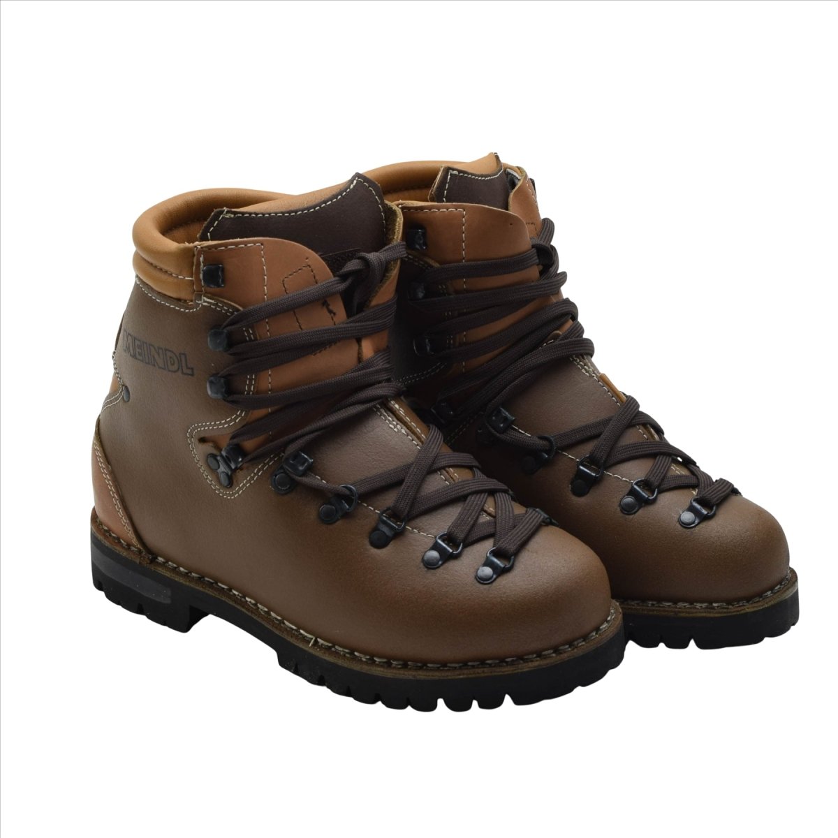Original Bundeswehr Wanderstiefel Leder Vibram Outdoor Braun