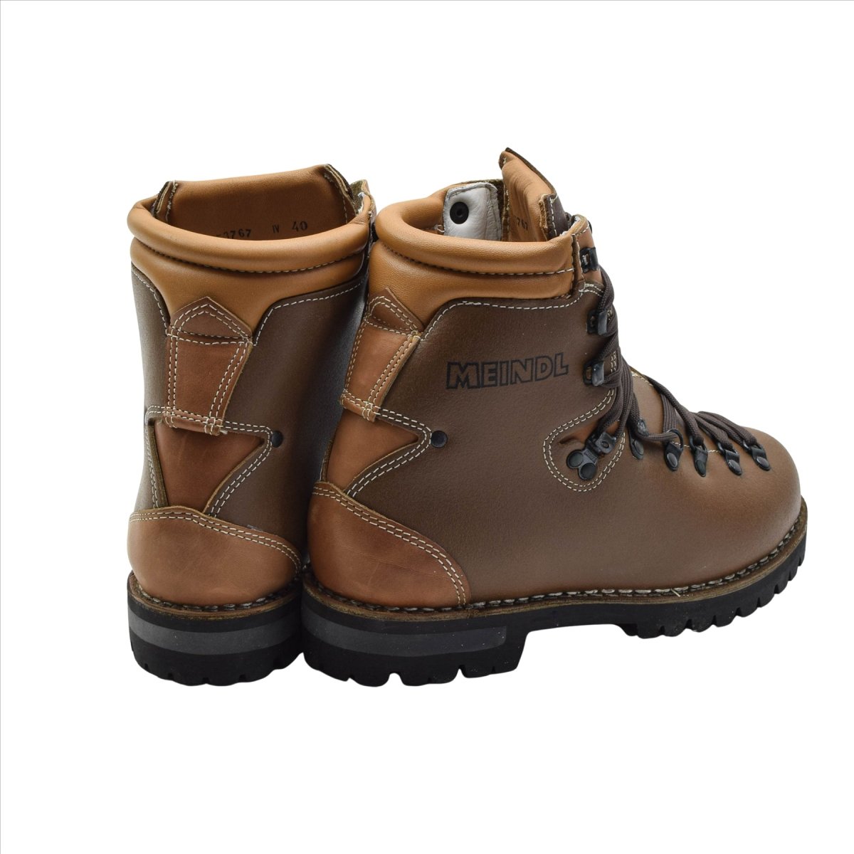Original Bundeswehr Wanderstiefel Leder Vibram Outdoor Braun