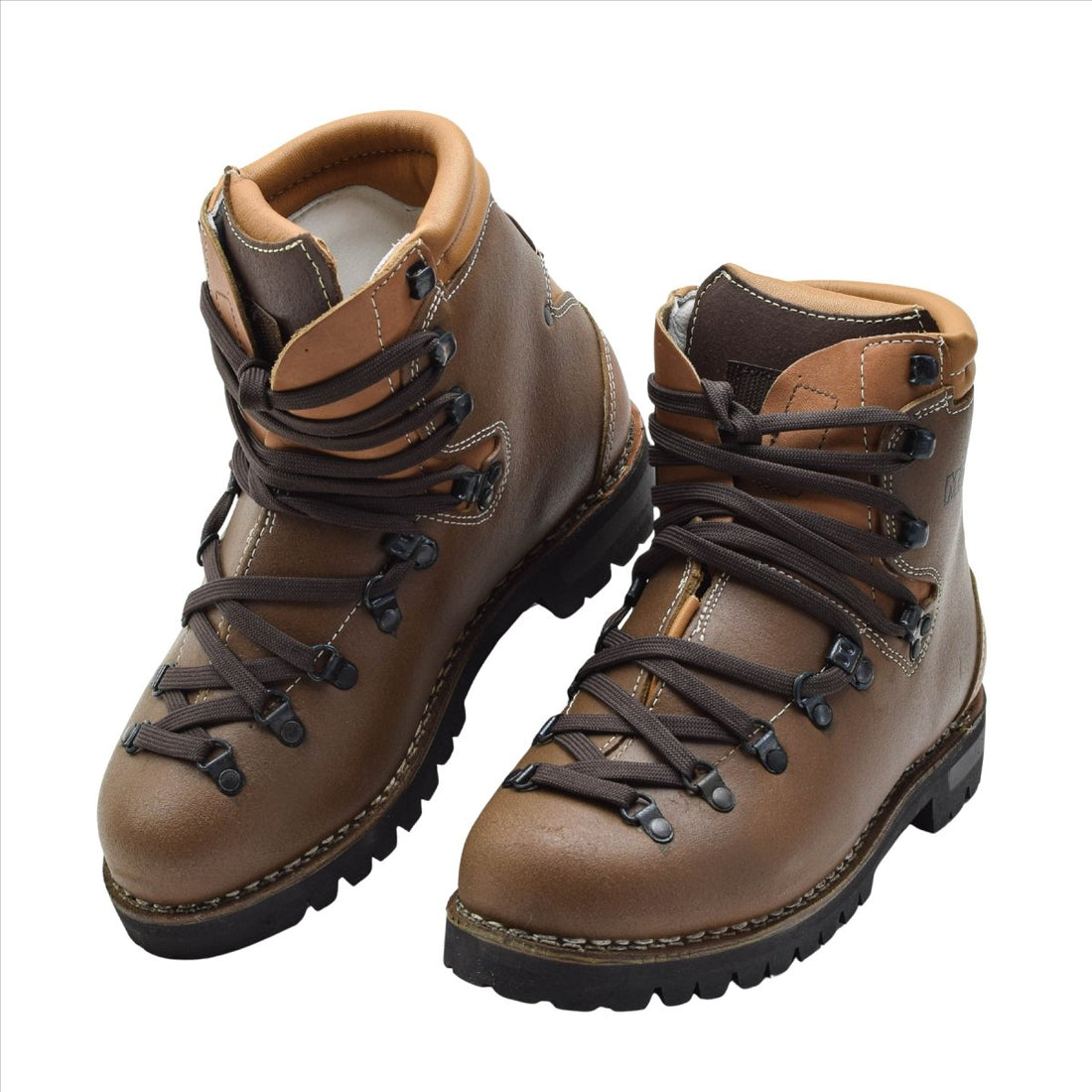 Original Bundeswehr Wanderstiefel Leder Vibram Outdoor Braun