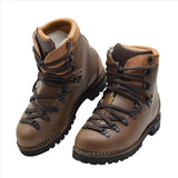 Original deutsche Militär MEINDL Wanderstiefel Leder Vibram Sohle braun