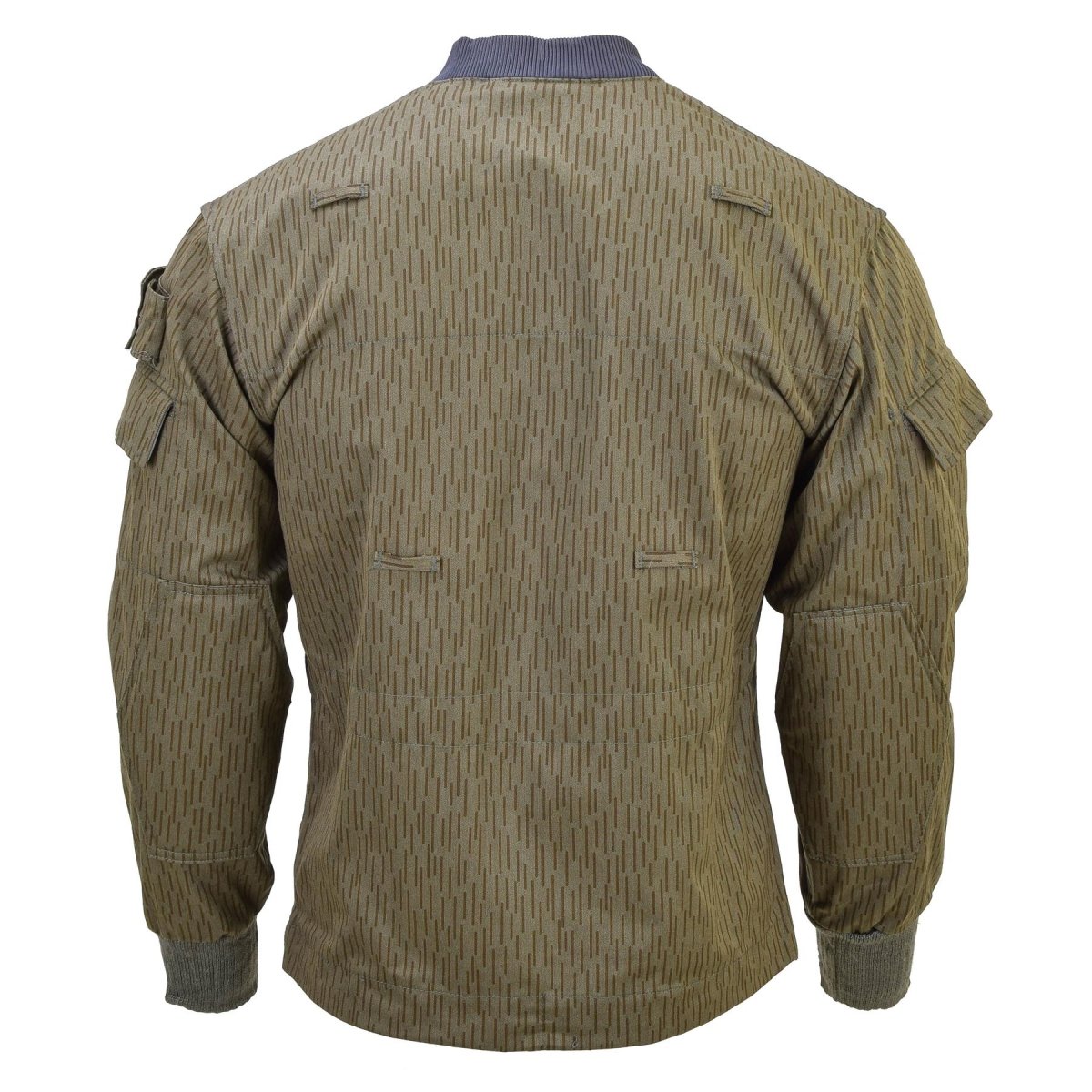 Original deutsche Militär NVA Strichtarn Camo Jacke Vintage Kampf Felduniform