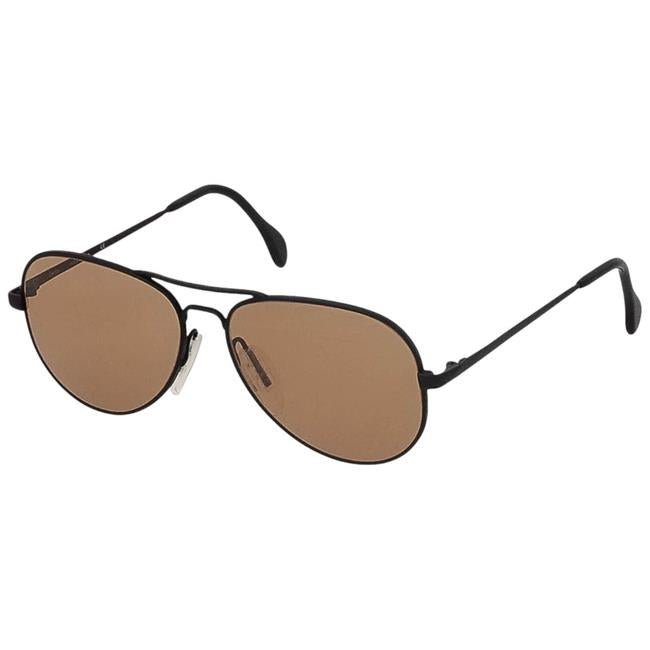 Originale deutsche Militärpiloten-Sonnenbrille im Zeiss-Pilotenstil, nickelfrei, braun – GoMilitar