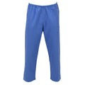 Original deutsche Militär-Pyjamahose, elastische Taille, entspannte Nachtwäsche, blau