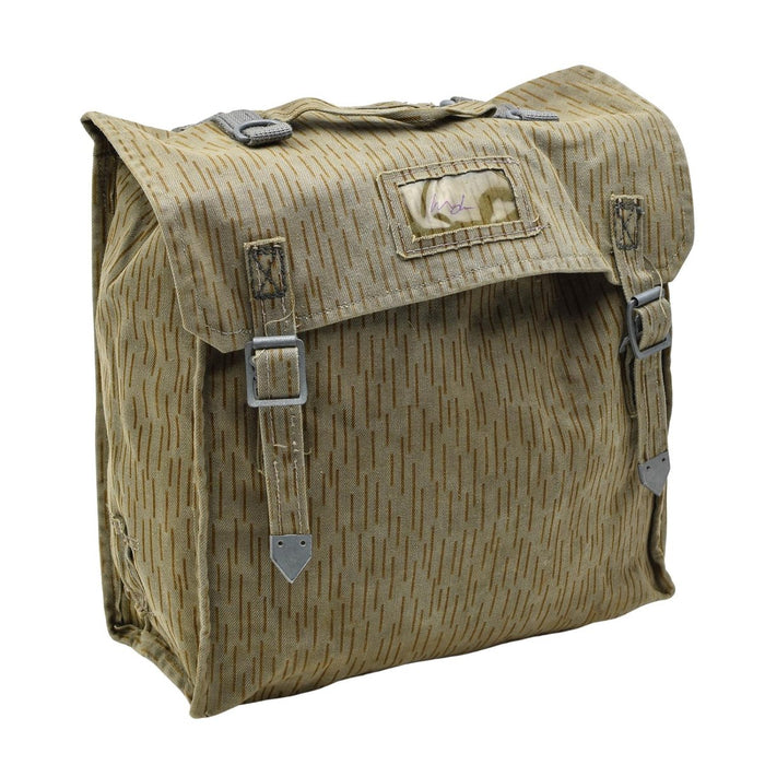 Original deutscher militärischer taktischer Rucksack Vintage Metal Buckets Raindrop Camo - GoMilitar