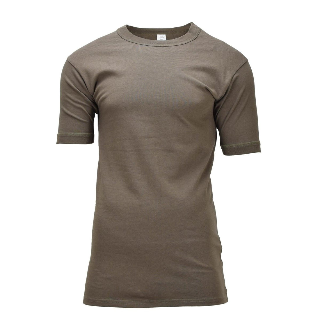Original deutsches Militär Thermo-Unterhemd Baumwolle Kurzarm Surplus Oliv