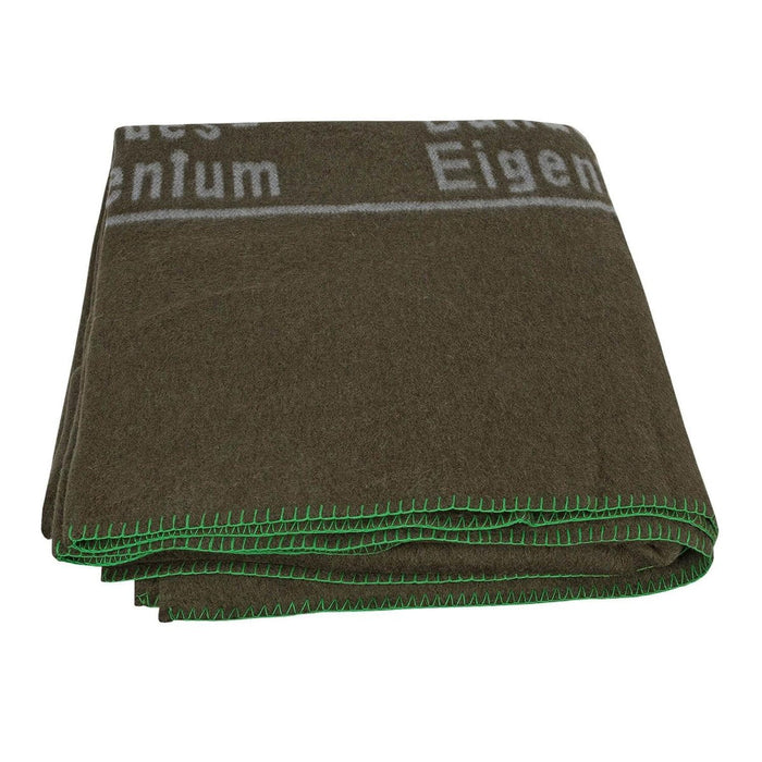 Original deutsche Militär-Wolldecke 210 x 200 cm im Bundeswehr-Stil braun – GoMilitar