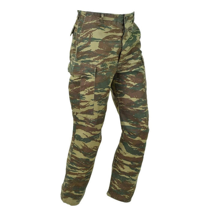 Original BDU-Hose der griechischen Armee, Eidechsentarnung, griechische Militärüberschusshose - GoMilitar